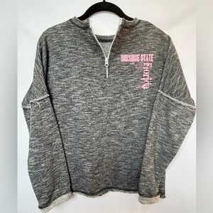 Florida quarter zip sweatshirt